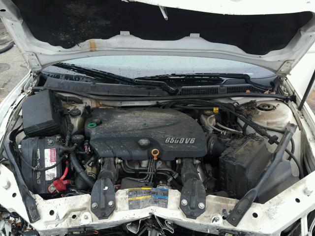 2G1WT57K791105408 - 2009 CHEVROLET IMPALA 1LT WHITE photo 7