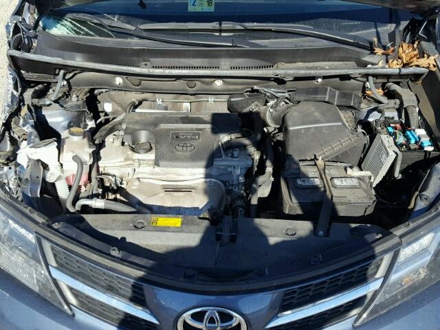 2T3RFREV4DW112588 - 2013 TOYOTA RAV4 XLE BLUE photo 7