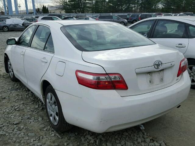 4T1BE46K69U862957 - 2009 TOYOTA CAMRY BASE WHITE photo 3