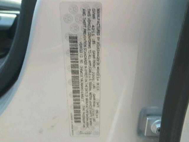 3VWDX7AJ6BM314827 - 2011 VOLKSWAGEN JETTA SE 银色 照片 10