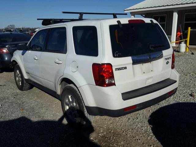 4F2CZ02Z98KM32066 - 2008 MAZDA TRIBUTE I WHITE photo 3