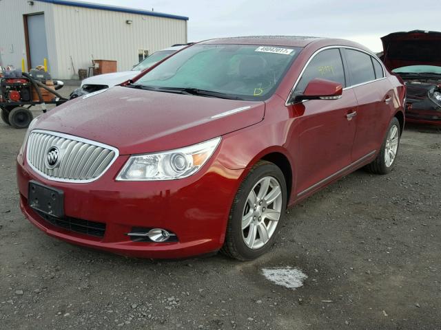 1G4GD5EG4AF312824 - 2010 BUICK LACROSSE C MAROON photo 2