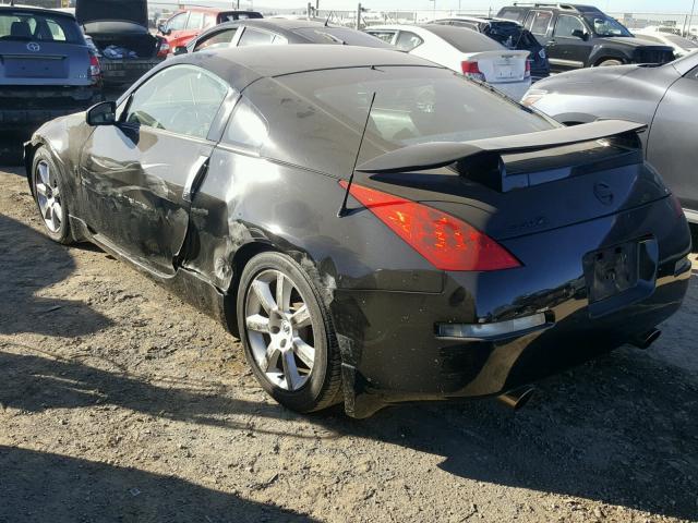 JN1AZ34E73T015540 - 2003 NISSAN 350Z COUPE BLACK photo 3