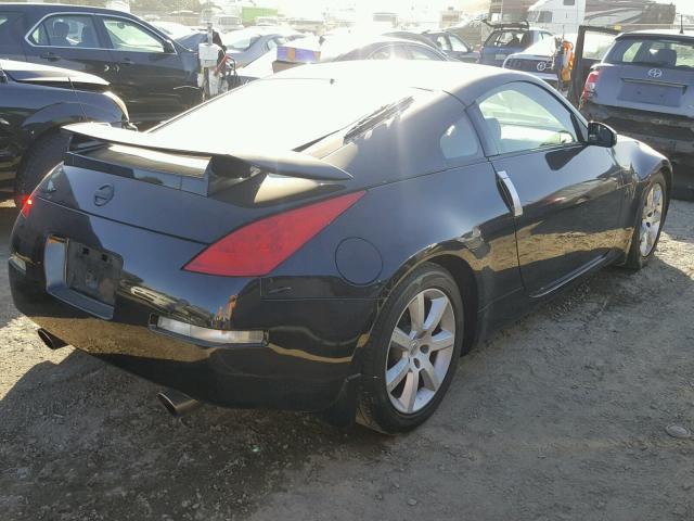 JN1AZ34E73T015540 - 2003 NISSAN 350Z COUPE BLACK photo 4