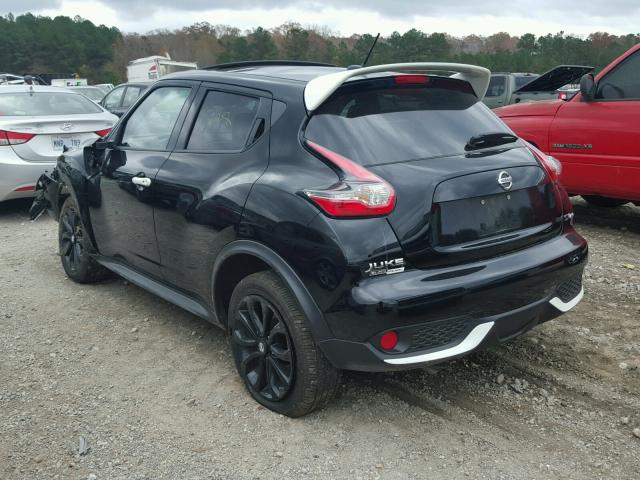 JN8AF5MV0HT752639 - 2017 NISSAN JUKE S BLACK photo 3