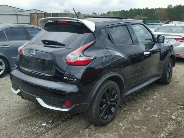 JN8AF5MV0HT752639 - 2017 NISSAN JUKE S BLACK photo 4