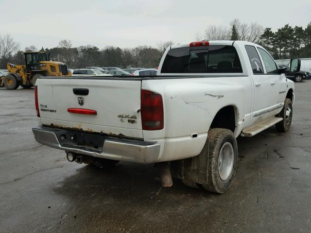 3D7MX48C76G119788 - 2006 DODGE RAM 3500 S WHITE photo 4