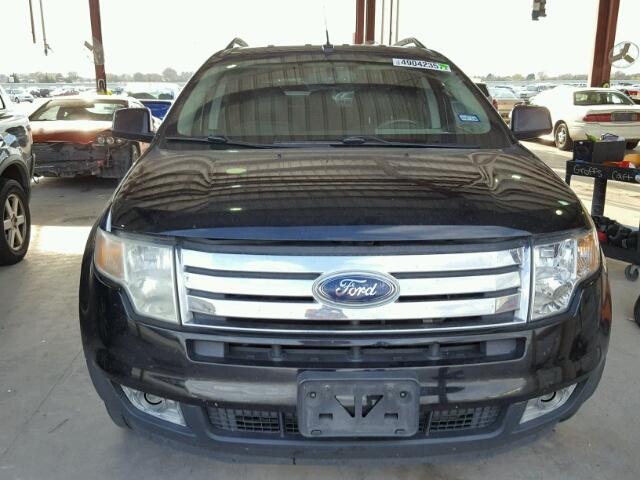 2FMDK38C98BA21821 - 2008 FORD EDGE SEL BLACK photo 9