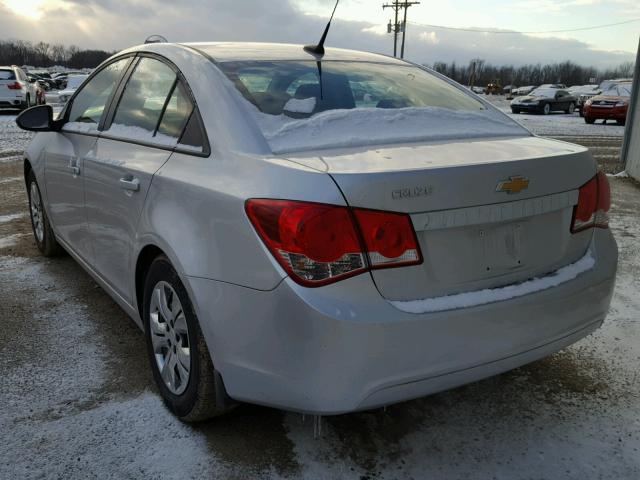 1G1PA5SH6D7258475 - 2013 CHEVROLET CRUZE LS SILVER photo 3