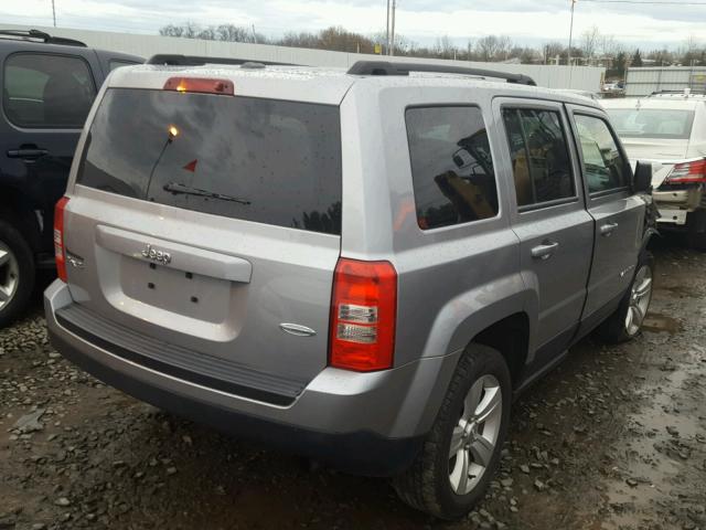 1C4NJRFB2ED847585 - 2014 JEEP PATRIOT LA SILVER photo 4