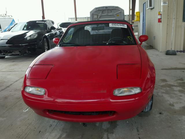 JM1NA3517L0124809 - 1990 MAZDA MX-5 MIATA RED photo 6