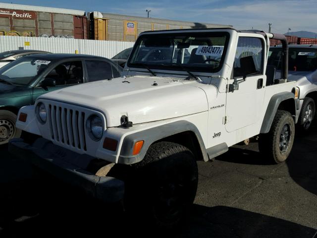 1J4FY29P1VP402620 - 1997 JEEP WRANGLER / WHITE photo 2