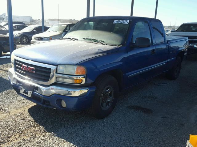 2GTEC19T441226469 - 2004 GMC NEW SIERRA BLUE photo 2