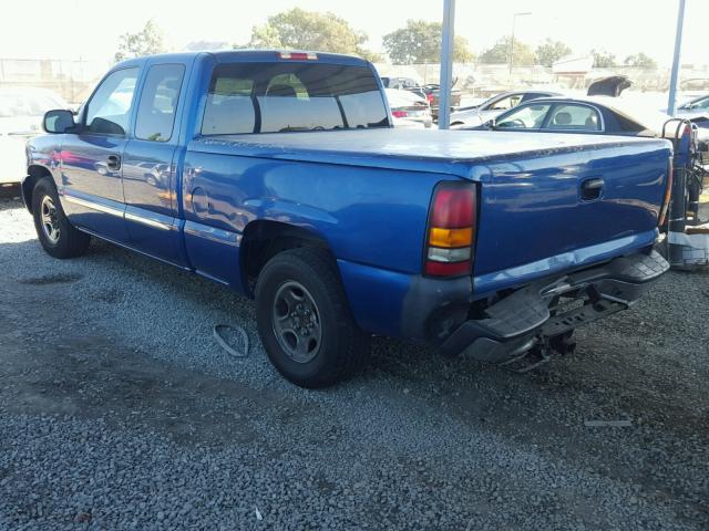 2GTEC19T441226469 - 2004 GMC NEW SIERRA BLUE photo 3