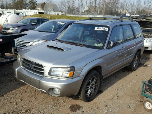 JF1SG696X5H718023 - 2005 SUBARU FORESTER 2 SILVER photo 2