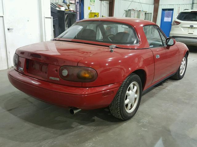 JM1NA3515P0411667 - 1993 MAZDA MX-5 MIATA RED photo 4