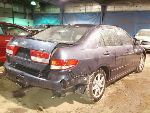 1HGCM66534A091287 - 2004 HONDA ACCORD EX GRAY photo 4