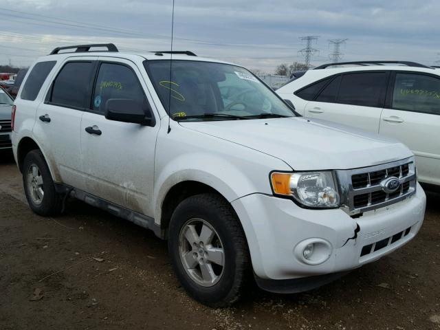 1FMCU0D72BKB36352 - 2011 FORD ESCAPE XLT WHITE photo 1