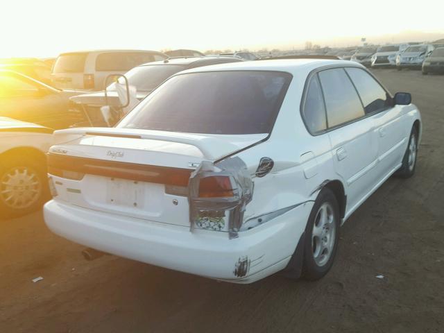 4S3BD435XX7251962 - 1999 SUBARU LEGACY L WHITE photo 4