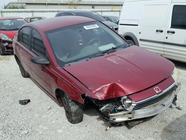 1G8AJ52F64Z197204 - 2004 SATURN ION LEVEL MAROON photo 1