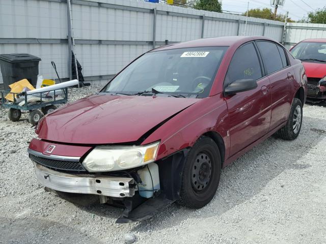 1G8AJ52F64Z197204 - 2004 SATURN ION LEVEL MAROON photo 2