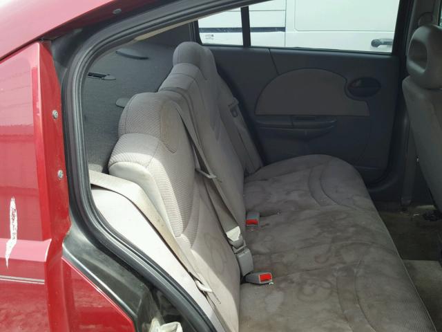 1G8AJ52F64Z197204 - 2004 SATURN ION LEVEL MAROON photo 6