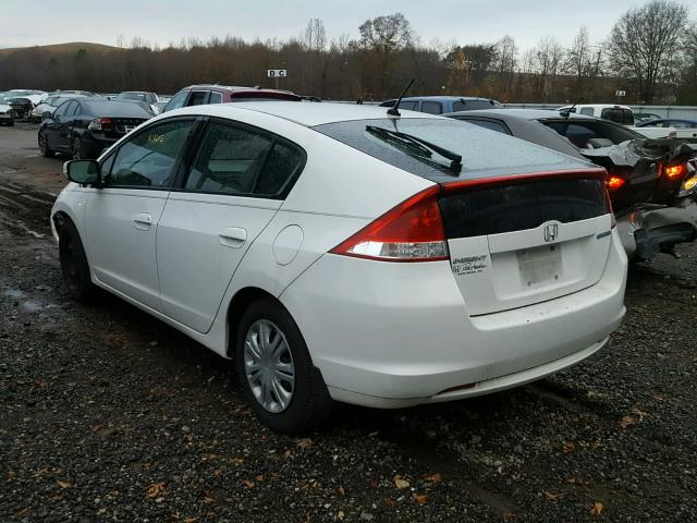 JHMZE2H33BS000373 - 2011 HONDA INSIGHT WHITE photo 3