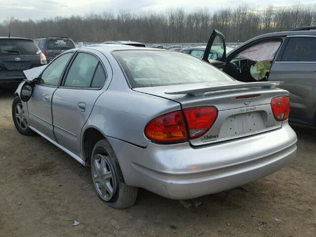 1G3NL52F64C215835 - 2004 OLDSMOBILE ALERO GL SILVER photo 3