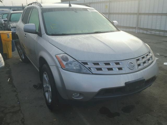 JN8AZ08W55W443448 - 2005 NISSAN MURANO SL SILVER photo 1