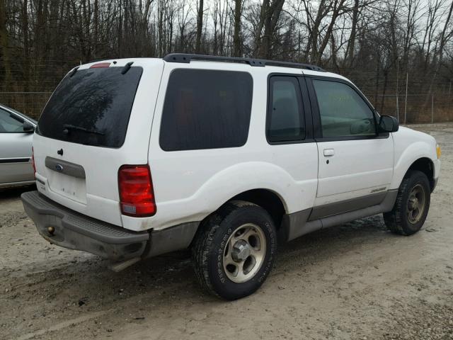 1FMYU60E22UC56055 - 2002 FORD EXPLORER S WHITE photo 4