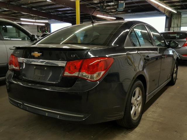 1G1PC5SB8D7191268 - 2013 CHEVROLET CRUZE LT BLACK photo 4