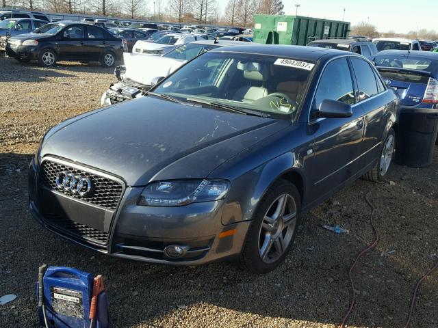 WAUDF78E66A173398 - 2006 AUDI A4 2.0T QU GRAY photo 2