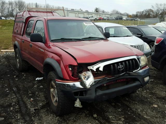 5TEHN72N94Z424594 - 2004 TOYOTA TACOMA DOU RED photo 1