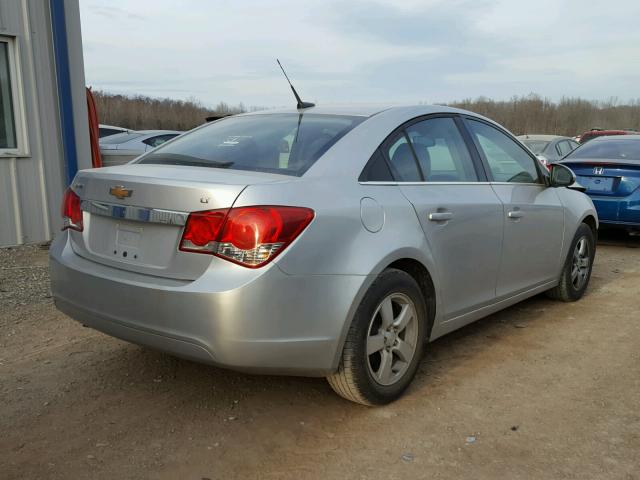 1G1PC5SB1D7121997 - 2013 CHEVROLET CRUZE LT SILVER photo 4