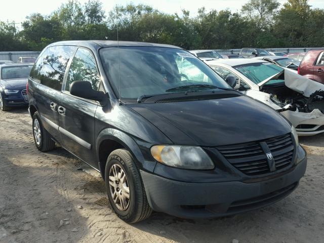 1D4GP25B95B264655 - 2005 DODGE CARAVAN SE BLACK photo 1