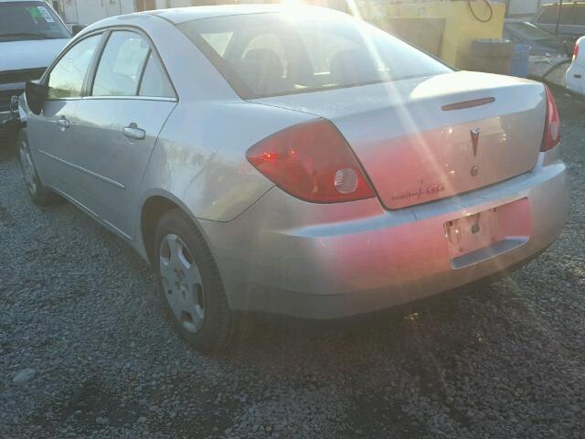 1G2ZF55B364284730 - 2006 PONTIAC G6 SE SILVER photo 3