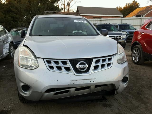 JN8AS5MV0BW303785 - 2011 NISSAN ROGUE S SILVER photo 9