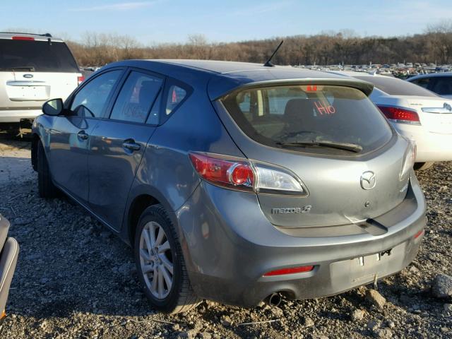 JM1BL1L77C1554794 - 2012 MAZDA 3 I GREEN photo 3