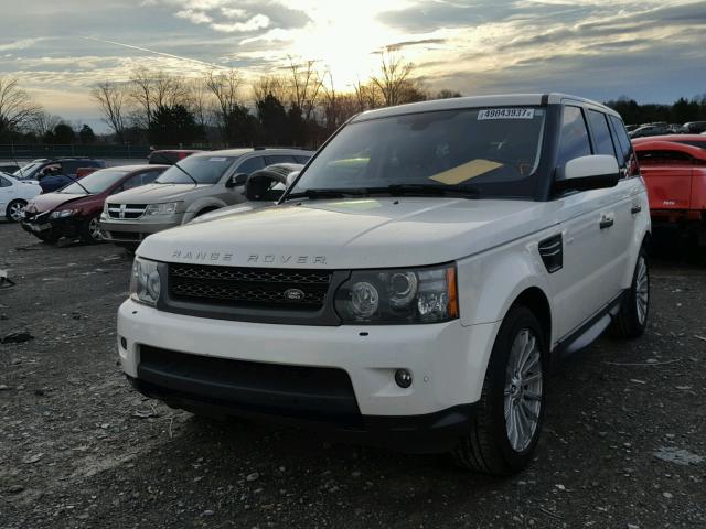 SALSF2D44AA233268 - 2010 LAND ROVER RANGE ROVE WHITE photo 2