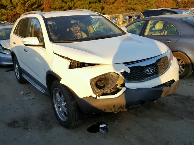 5XYKT4A6XDG351038 - 2013 KIA SORENTO LX WHITE photo 1