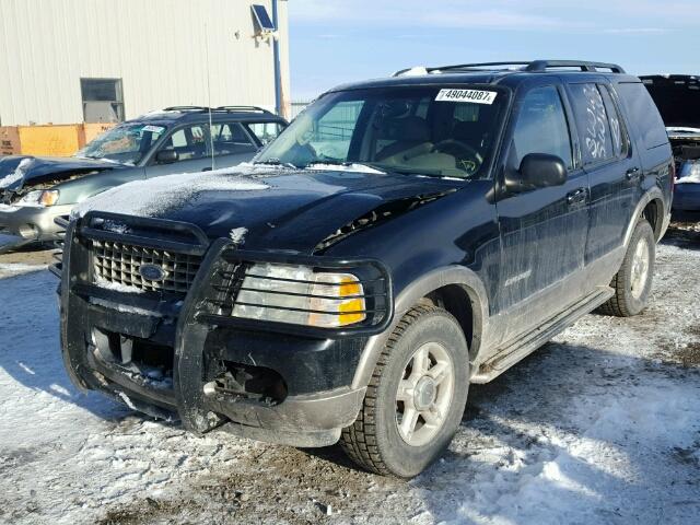 1FMZU74W72UC68053 - 2002 FORD EXPLORER E BLACK photo 2