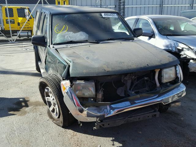 1N6ED27T4YC339678 - 2000 NISSAN FRONTIER C GREEN photo 1