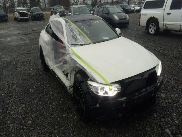 WBA3R1C59EF729101 - 2014 BMW 435 I WHITE photo 9