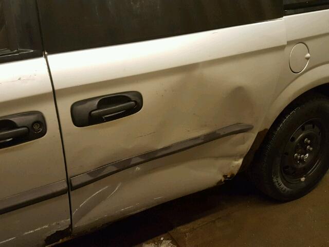 1B4GP25322B609328 - 2002 DODGE CARAVAN SE SILVER photo 9