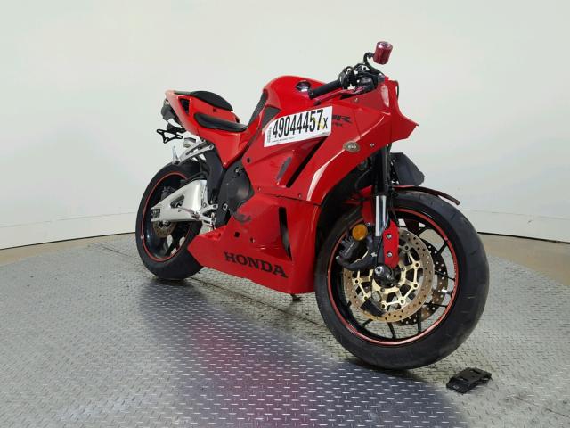 JH2PC4003DK600591 - 2013 HONDA CBR600 RR RED photo 2