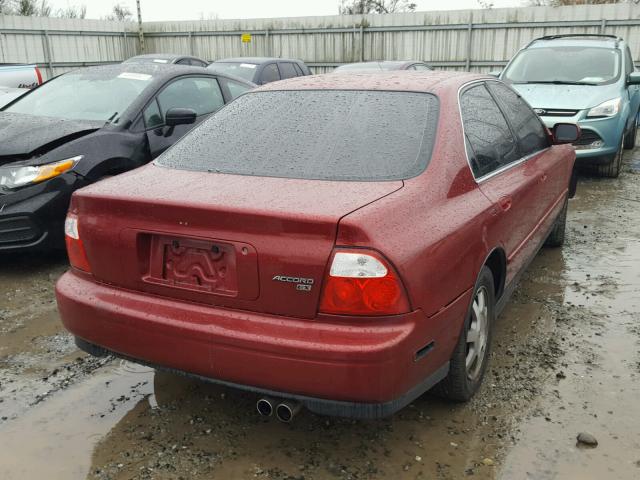 1HGCD5652RA072814 - 1994 HONDA ACCORD EX MAROON photo 4