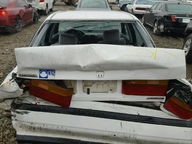 1HGCB765XMA032667 - 1991 HONDA ACCORD LX WHITE photo 9