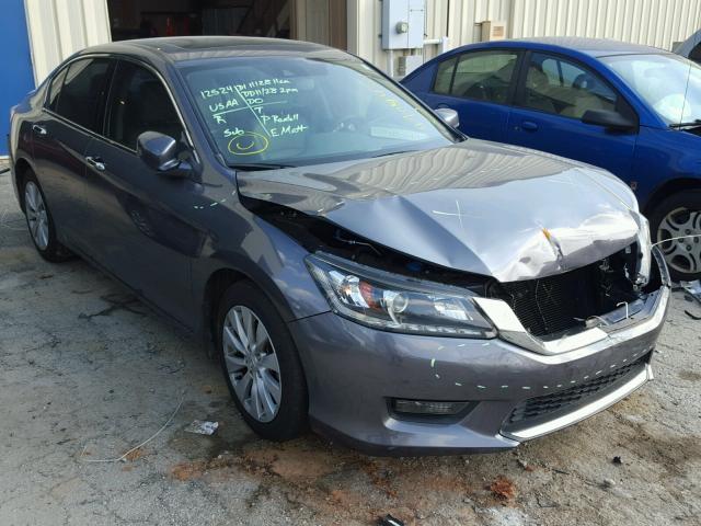 1HGCR3F82FA007327 - 2015 HONDA ACCORD EXL CHARCOAL photo 1