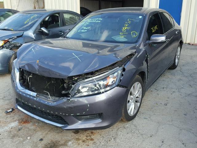 1HGCR3F82FA007327 - 2015 HONDA ACCORD EXL CHARCOAL photo 2