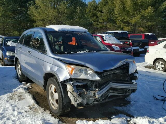 JHLRE48398C001207 - 2008 HONDA CR-V LX BLUE photo 1